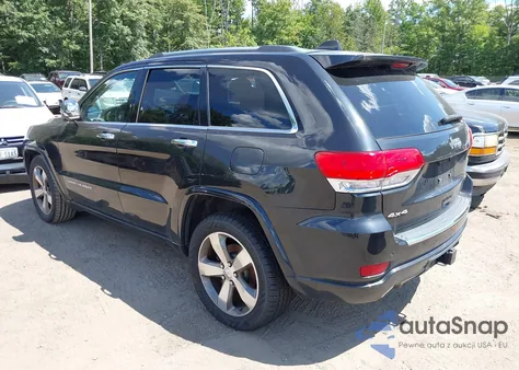 2015 Jeep Grand Cherokee Overland z USA, uszkodzony, nr VIN 1C4RJFCG5FC622245